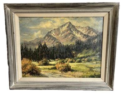 Eric Sloane (American, 1905-1985) Signed Mt. Tallac Oil On Canvas