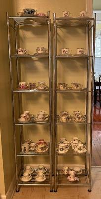 Large Collection of Demitasse Cups and Saucers

