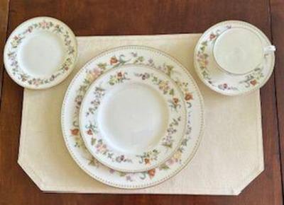 Set of Wedgwood "Mirabelle" Bone China