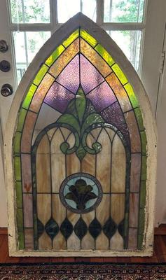 Antique Stained Glass Window