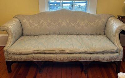 Camel Back Chippendale Sofa