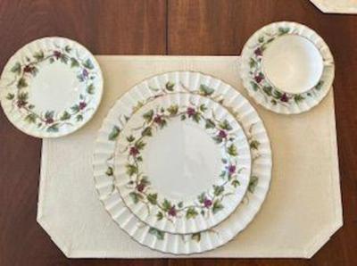 Set of Royal Worcester Fine Bone China 