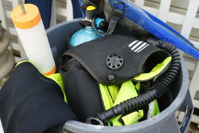 Scuba gear and suit / tank included