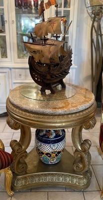 Ornate Side table….Ship is sold 