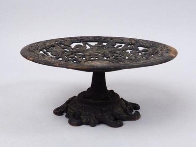 Robert Emig Co. Cast Iron Pedestal Bowl
