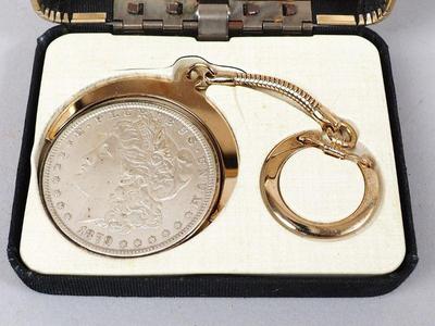 Shields Fifth Ave. 1879 Morgan Dollar Keychain