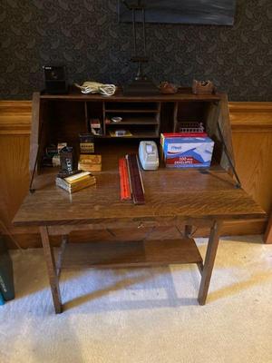 Secretary desk (open view)