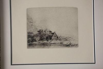 Rembrandt	Landscape with a Cow Drinking
