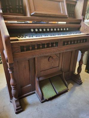 Antique Pump Organ
