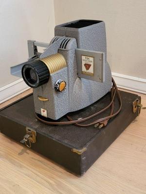 Antique slide projector