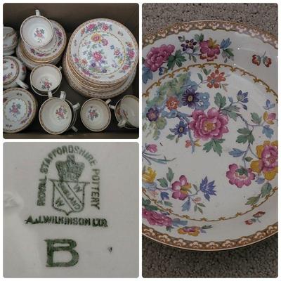 Staffordshire dishes