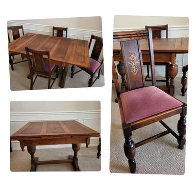 Antique Table and Chairs
