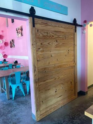 Sliding barn door
56" W & 80" L