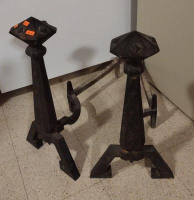 Arts & Crafts andirons