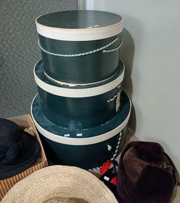 Frederick & Nelson hat boxes