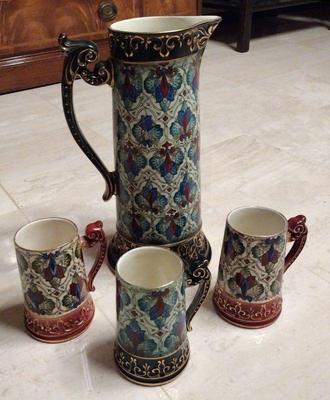 Tankard and mugs