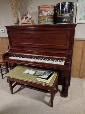 Wm. Knabe & Co. upright grand piano.  Has big sounding base section