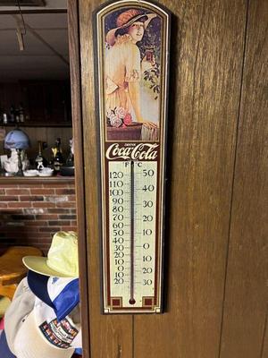 Coca-Cola Vintage Thermometer $15