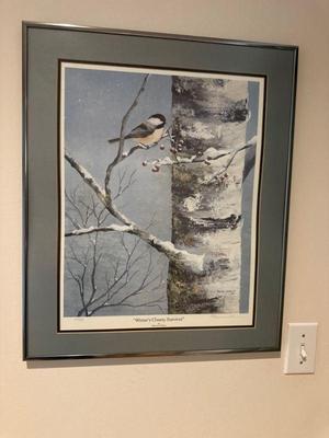 Winter’s Cheery Survivor - by Maureen O’Brien (signed) 