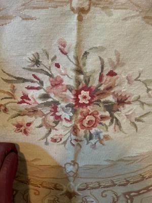 Aubusson Tapestry/Carpet hand tied and finished in back, 106 x 70 