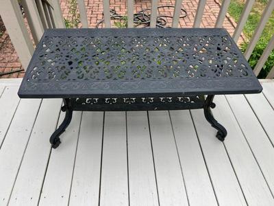 Outdoor Cast Metal Coffee Table