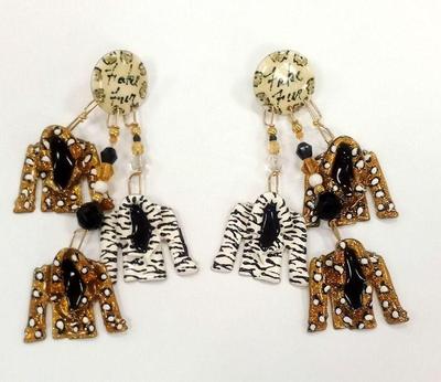 LUNCH AT THE RITZ EARRINGS