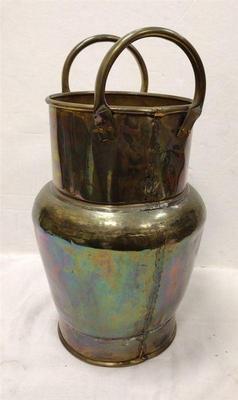 FRENCH STYLE BRASS CAN