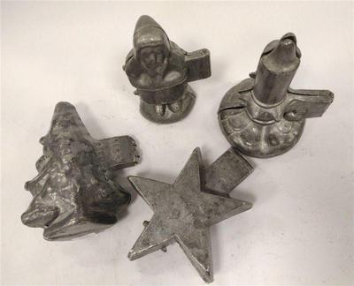 pewter chocolate molds