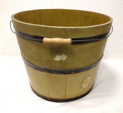 LARGE PAINTED BUCKET