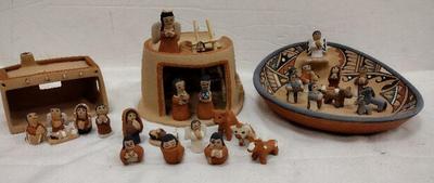 SW POTTERY NATIVITY SETS
