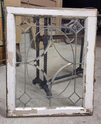 LEADED GLASS WINDOW