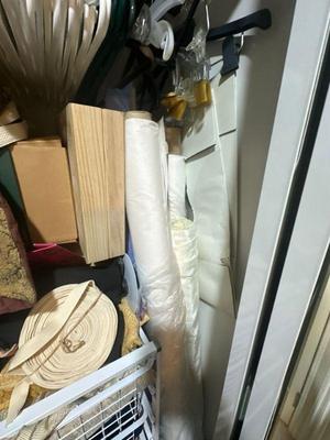 Bolts of fabric