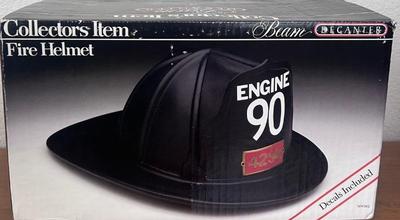 Jim Beam Decanter Collection:  Black Fire Helmet