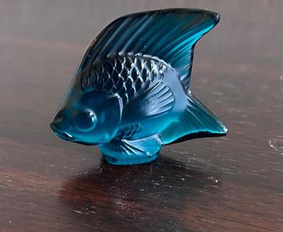 Lalique Teal Fish