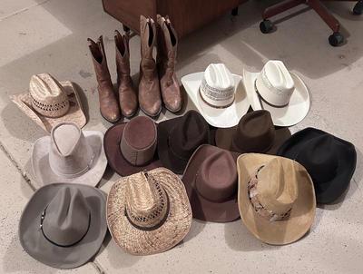 Cowboy/Cowgirl hats and boots. Resistol, Atwood, Scala and more!