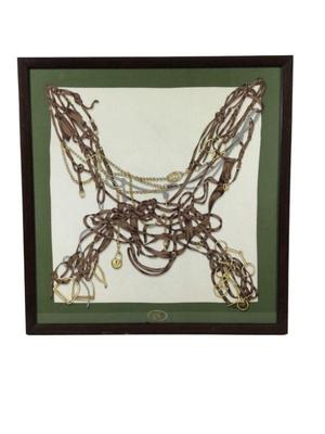 Gucci Framed Silk Scarf