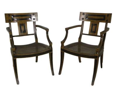 Michael Taylor "White" Armchairs