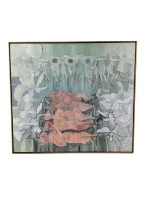 Edgar Ewing Large Abstract Painting