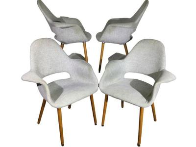 Eames & Saarinen 4 Armchairs