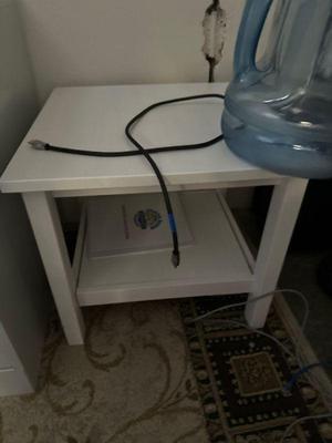 White side table