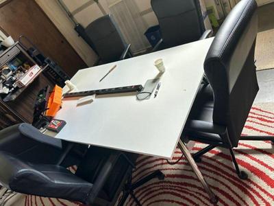 Conference table with chairs