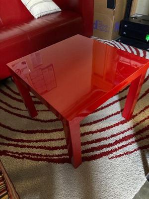Red Side table