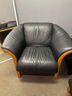 Black side chair