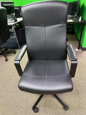 Black office chairs