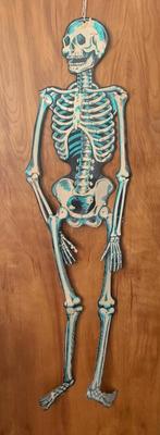 Lg. vintage paper skeleton