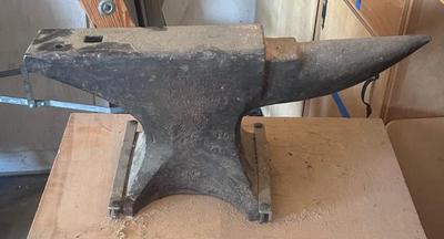 Mid to late 1800"s Peter Wright 122 lb Anvil