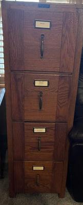 Antique Hobart Cabinet Company file cabinet