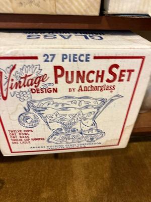 Vintage punch set
