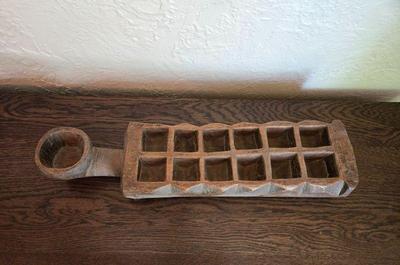 Hand carved game board, Africa