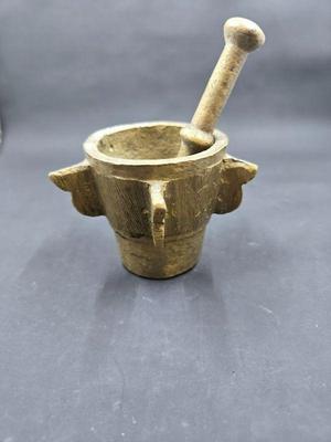 antique mortar and pestle 